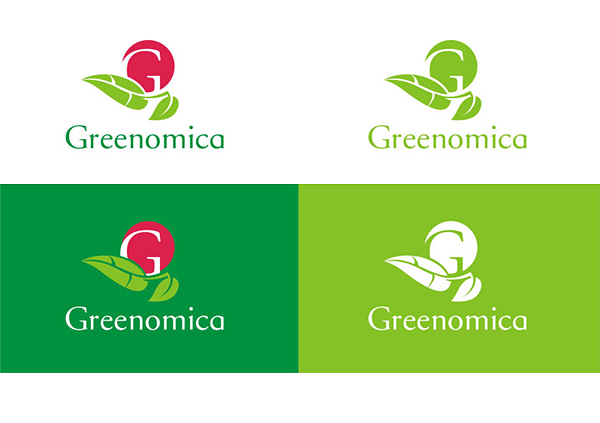 Последующая разработка логотипа компании «Greenomica» Greenomica