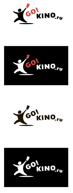 Вариации нанесения логотипа Go kino